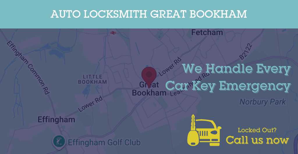 Auto Locksmith Services in Great Bookham - KT postcode