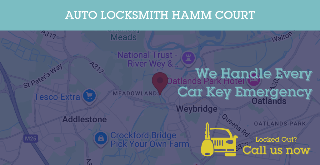 Auto Locksmith Services in Hamm Court - KT postcode
