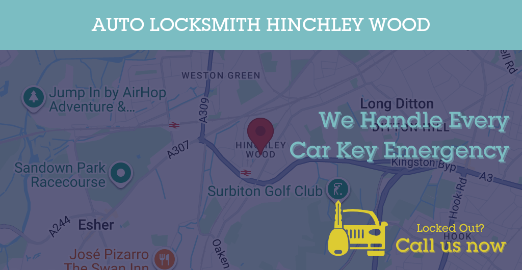 Auto Locksmith Services in Hinchley Wood - KT postcode