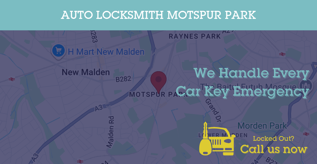 Auto Locksmith Services in Motspur Park - KT postcode