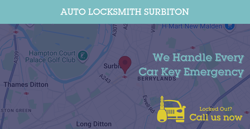 Auto Locksmith Services in Surbiton - KT postcode