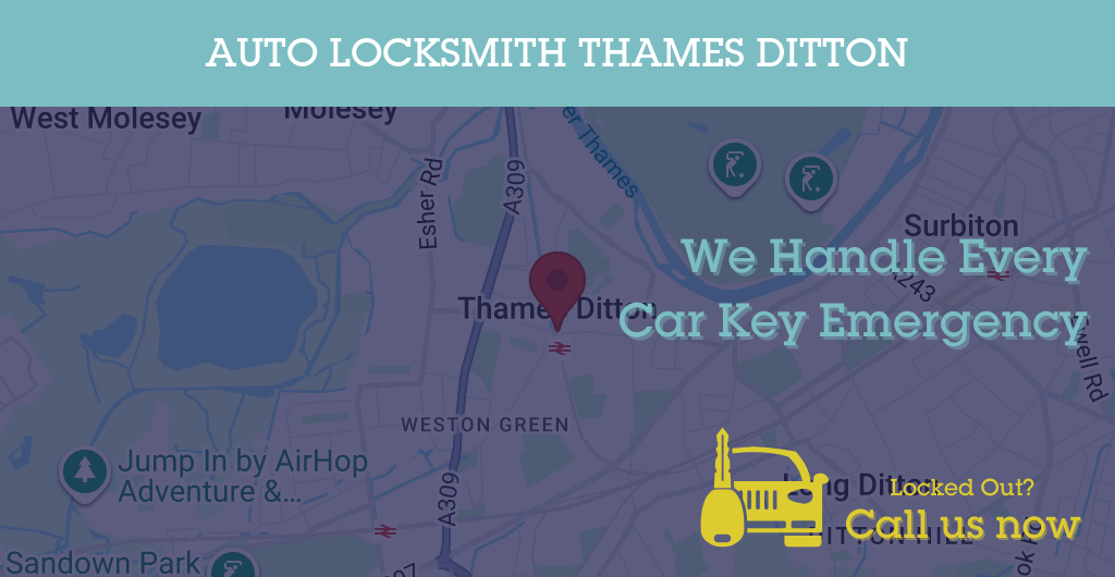 Auto Locksmith Services in Thames Ditton - KT postcode