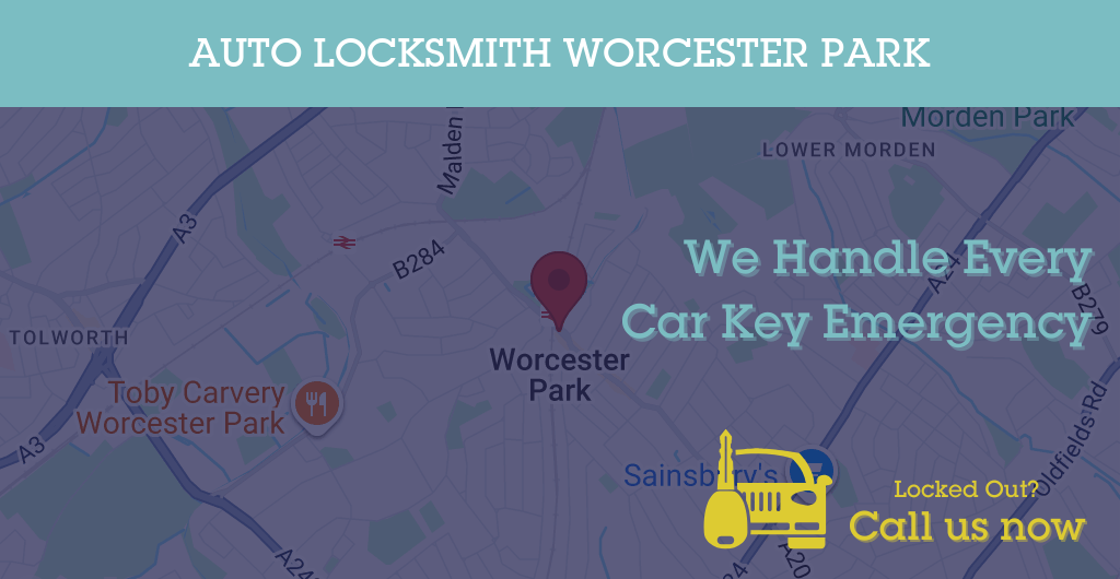 Auto Locksmith Services in Worcester Park - KT postcode